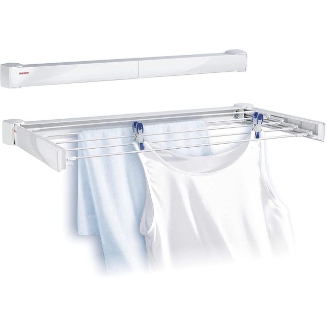 Leifheit Wall-Mounted Clothesline Laundry Dryer Rack Telegant 30 Protect 3m Drying Space