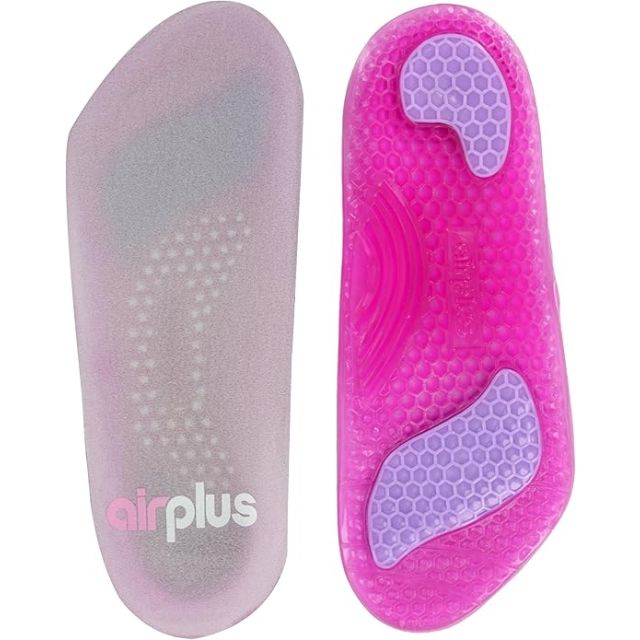 Women Gel Orthotic Sport Insoles Insert Shoe Pad Arch Support Heel Cushion