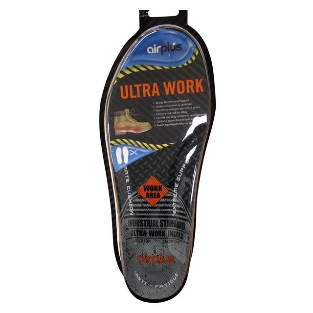 Airplus Industrial Ultra Work Full Foam Comfortable Cushion Insole / One Size