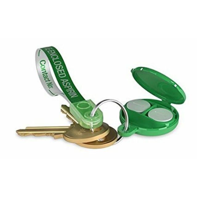 Aspod Emergency Aspir*n Holder Dispenser - Fits your Keyring, Belt loop, Handbag