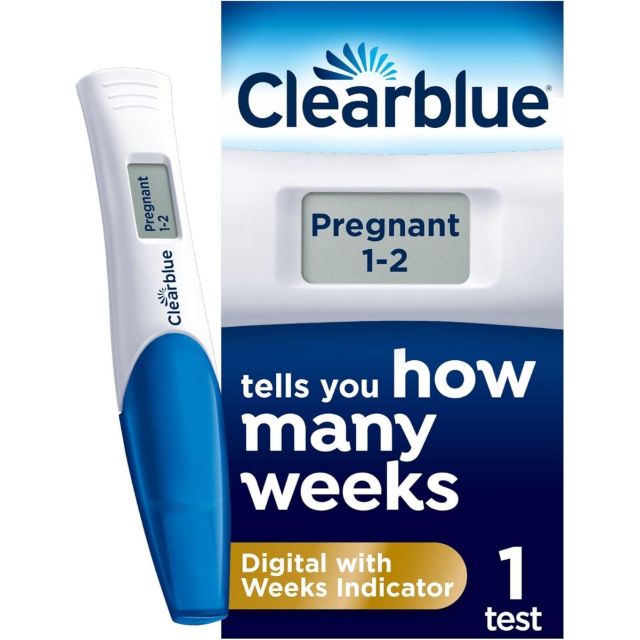 ClearBlue Pregnancy Test Digital How Many Weeks Detection (1 Digital Test)