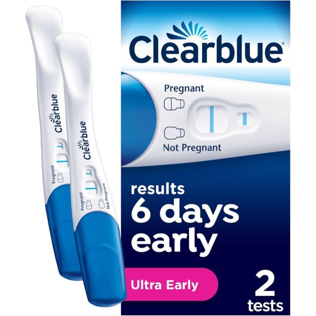 ClearBlue Pregnancy Test Ultra Early 6 Days Early Detection (2 Tests)