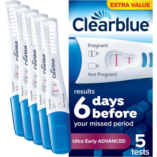 Clearblue Pregnancy Test Ultra Early Rapid Detection Multi Value Pack / 5 Tests