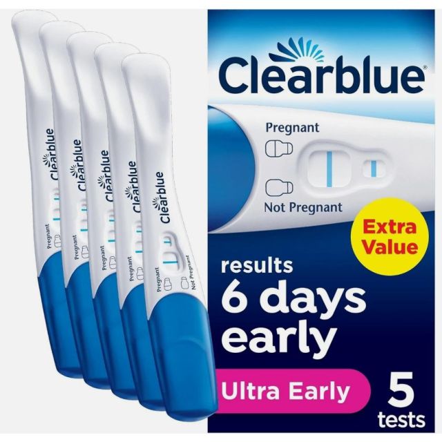 Clearblue Pregnancy Test Ultra Early Rapid Detection Multi Value Pack / 5 Tests