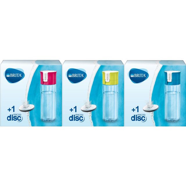 Brita Fill And Go Vital Water Filter Bottle With Microdisc 600ml BPA Free
