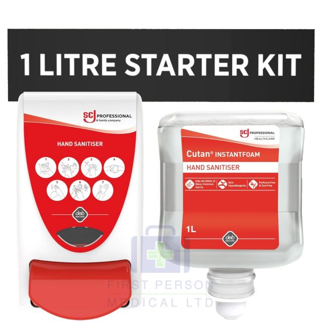 Cutan InstantFoam Bundle - Dispenser and 1Ltr Refill Pack