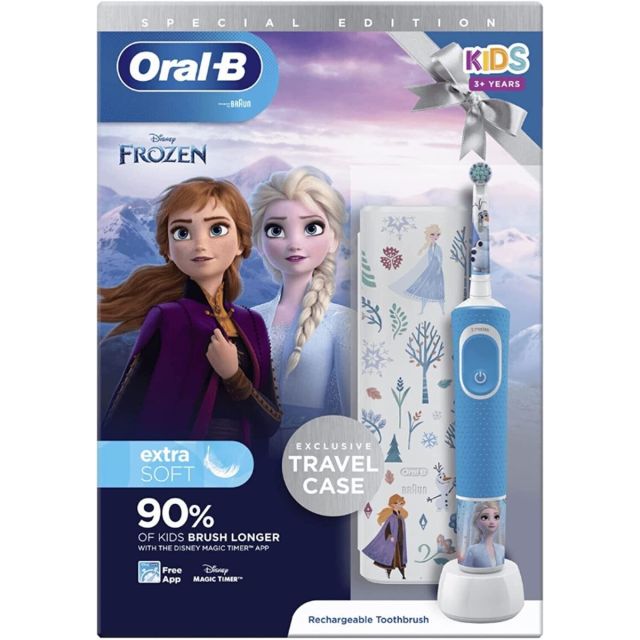 Oral-B Disney Frozen Electric Toothbrush + Travel Case GIFT SET Children 3+