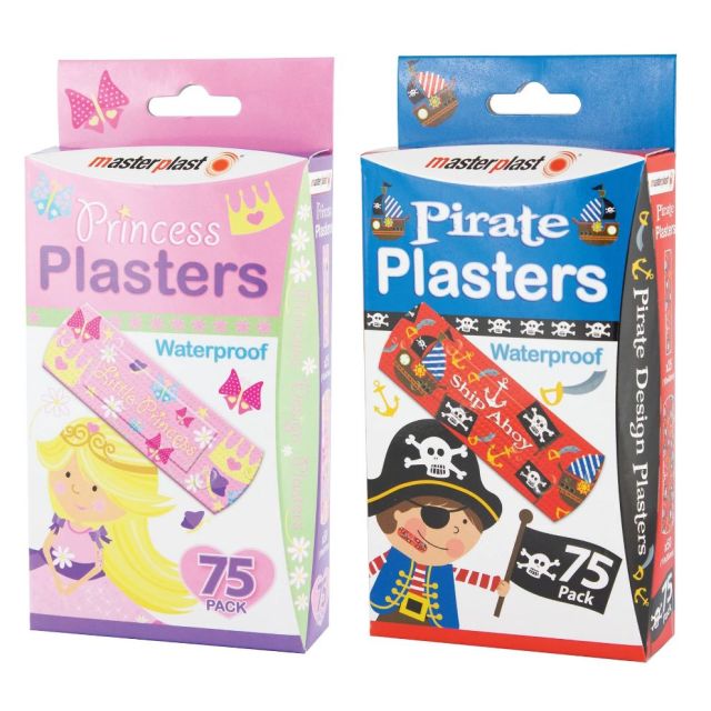 Children's Themed Plasters (75 Pack) - Pirate