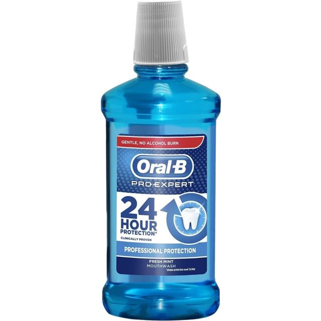 Oral-B Pro-Expert Professional Protection Fresh Mint Mouthwash 500ml