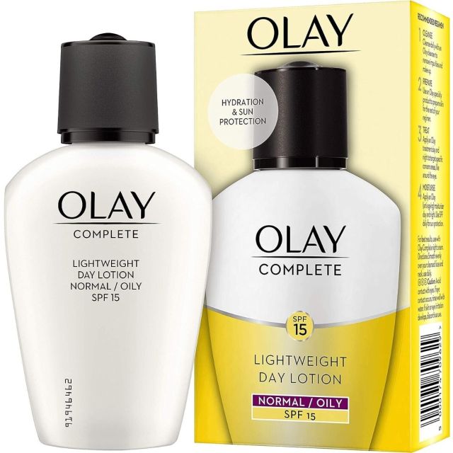 Olay Complete Lightweight 3in1 Moisturiser Day lotion Normal Oily SPF 15 100ml