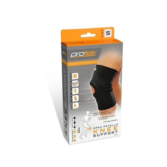 Protek Open Patella Neoprene Knee Support