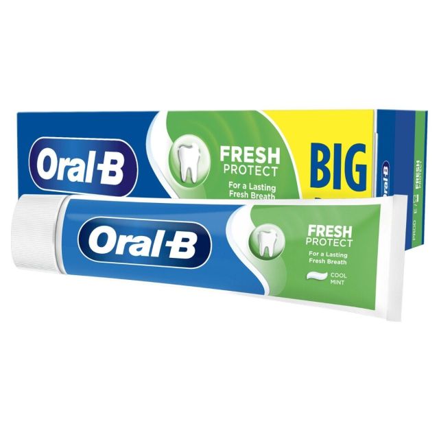 Oral-B 123 Fresh Protect Mint Toothpaste 100 ml, Fluoride Toothpaste