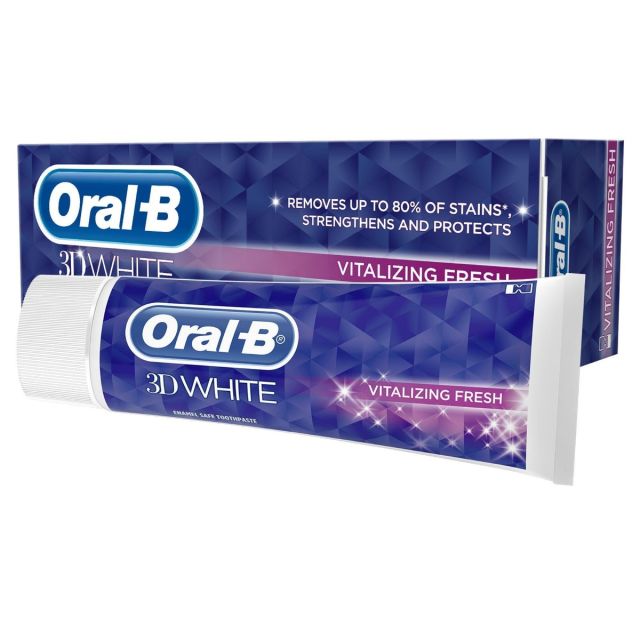 Oral-B 3D White Vitalizing Fresh Whitening Toothpaste 75ml