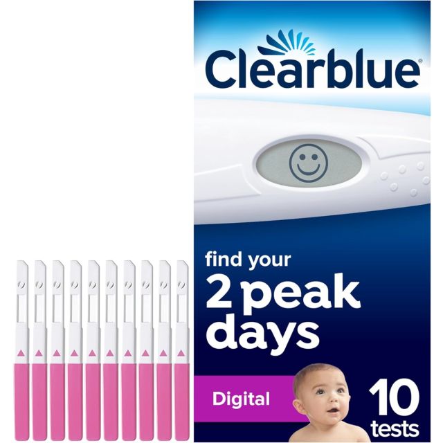 Clearblue Digital Ovulation Test - Fertility Test Sticks - 10 Tests