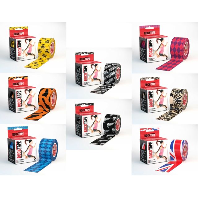 RockTape Kinesiology Patterned Sports Tape – 5m x 5cm