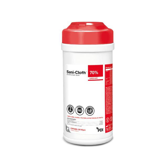 PDI Sani Cloth 70% Alc.- Tub of 200