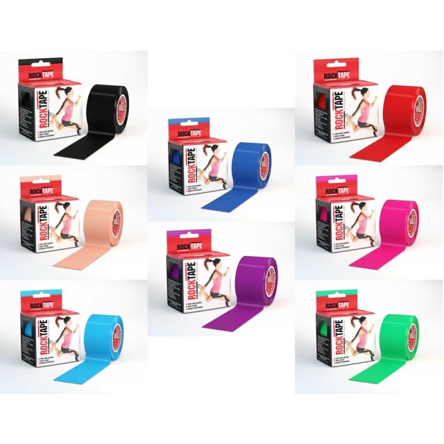 RockTape Kinesiology Plain Sports Tape – 5m x 5cm