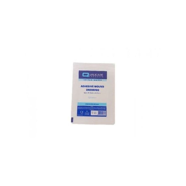 Qualicare Adhesive Wound Dressing 10cm x 8cm (50 Pack)
