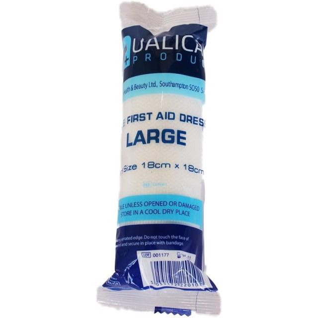 Qualicare HSE Flow Wrapped Large Dressing Stretch Bandage (18cm x 18cm)