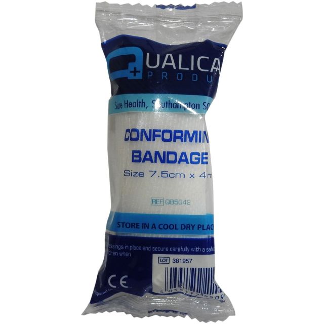 Qualicare Conforming Bandage - 7.5cm x 4m