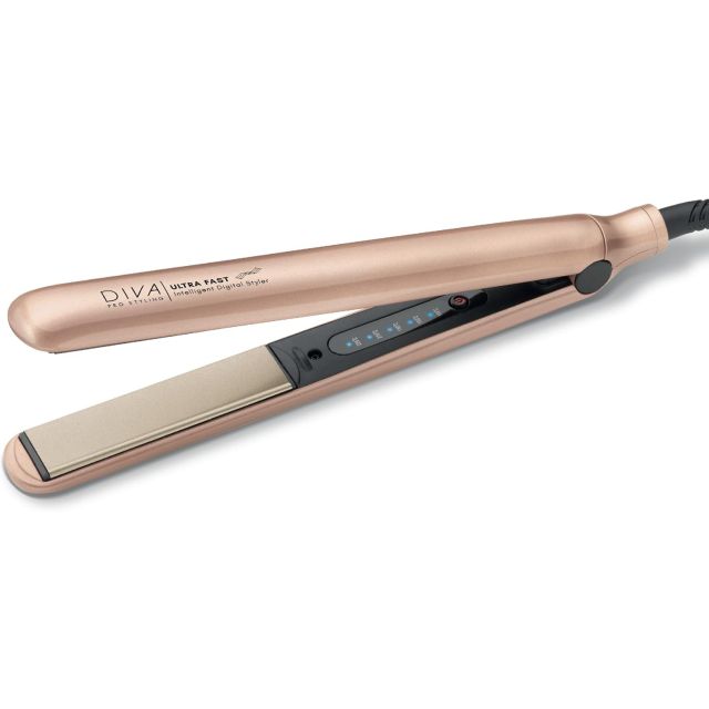 Diva Pro Professional Salon Digital Straightener with Floating Ceramic Plates