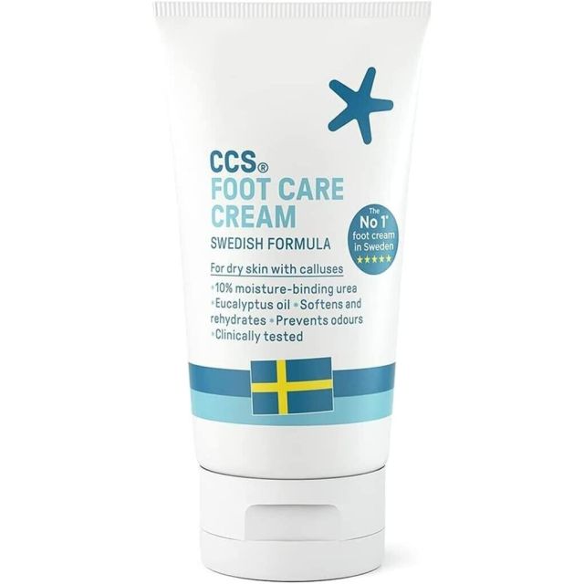 CCS Foot Care Cream for Dry Skin/Cracked Heels, Moisturing, Travel Size 60ml