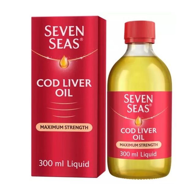 Seven Seas Extra Max Strength Omega-3 Fish Oil Pure Cod Liver Oil 300ml