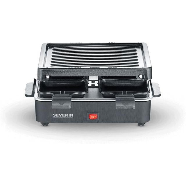 Severin Mini Raclette Non-Stick Coated Grill Plate 4 person(s) 600 W Black
