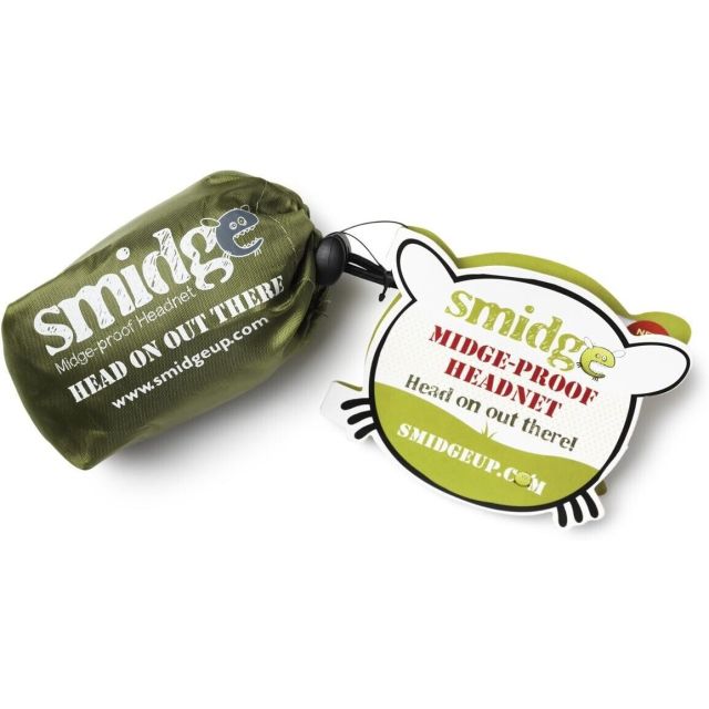 Smidge Midge and Mosquito-Proof Super Lightweight Head Net - Green, One Size