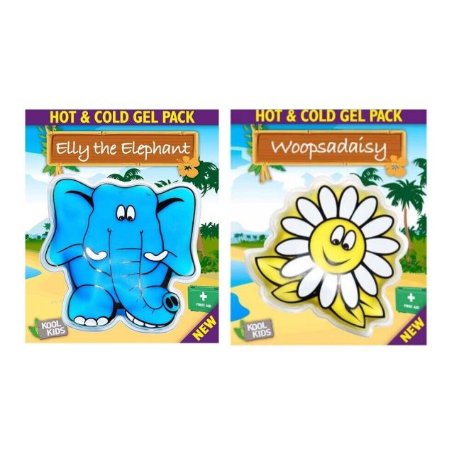 Reusable Kids Hot Cold Gel Pack Pain Relief I Woopsadaisy I Elly The Elephant-Woopsadaisy