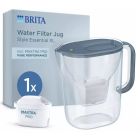 BRITA Water Filter Jug Style Essential XL StoneBlue (3.6L) Includes 1 Maxtra Pro Pure Performance Filter