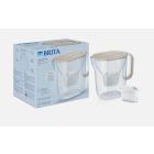 BRITA Water Filter Jug Style Essential XL Sand (3.6L) Includes 1 Maxtra Pro Pure Performance Filter