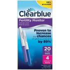 20 Clearblue Advanced Fertility Monitor Sticks Refill + 4 Pregnancy Test Kits