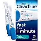 Pregnancy Test 2 Clearblue Rapid Detection Testing Kits Results in 1 Minute