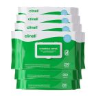 6 x Clinell Wipes Antibacterial Wet Wipes Kills 99.9% Germs 200 Wipes Per Pack