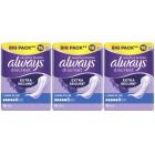 Always Discreet Sensitive Bladder Incontinence Pads, Long Plus, 48 Count (16 x 3 Packs)