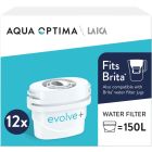 12 Universal Limescale Water Filter Cartridge for Brita Maxtra / Plus & Pro Refill