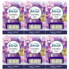 6 x Ambi Pur Febreze 3Volution Air Freshener Plug-In Refill, Exotic Bloom, 20ml