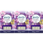 3 x Ambi Pur Febreze 3Volution Air Freshener Plug-In Refill, Exotic Bloom, 20ml