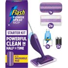 Flash Powermop Floor Cleaner Starter Kit, Spray Mop, Dry Wet Mop, All-In-One