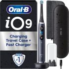 Oral-B iO9 Series Onyx Black Electric Rechargeable Toothbrush + Travel Case