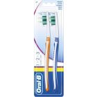 Oral-B Classic Twin 123 Medium 40 Adult Family Manual Toothbrush (Colour Varies)