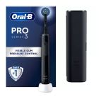 Oral B Pro 3 Electric Toothbrush & Travel Case - Black