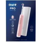 Oral B Pro 3 Electric Toothbrush & Travel Case - Pink