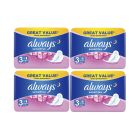 Always Sensitive Night Ultra (Size 3) Sanitary Towels Wings, 40 Count (10 x 4 Packs)