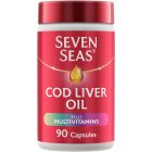 90 x Seven Seas Cod Liver Omega-3 Fish Oil Plus Capsule Multivitamins Vitamin D