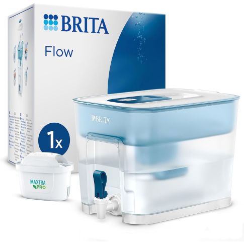 BRITA Water Filter Fridge Jug Marella 2.4L White + 3 Month MAXTRA