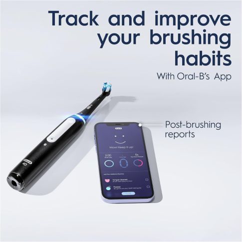 Oral-B iO4 Series Bluetooth Black Electric Rechargeable Toothbrush