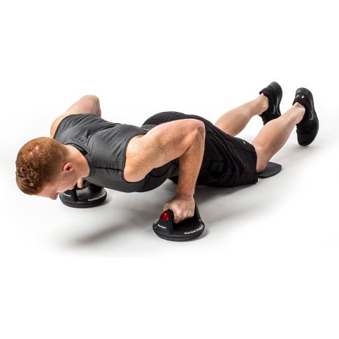 Perfect Pushup - Poignées De Pompes Rotatives Perfect Fitness, Noir